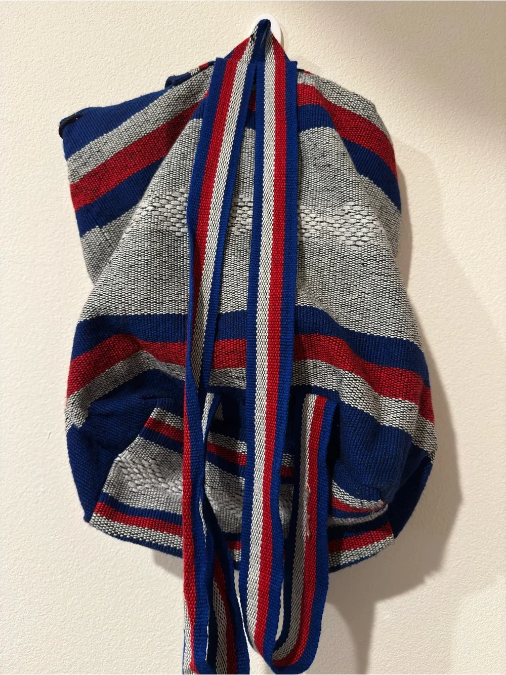 New England Patriots Woven‎ Knit Backpack - Blue/Red/Grey